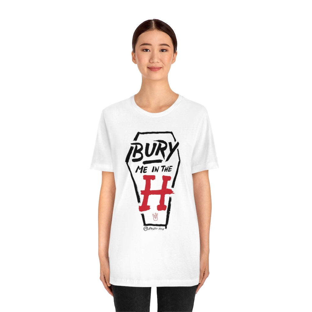 Bury Me In The H (UH Variant) Unisex Jersey Short-Sleeve Tee