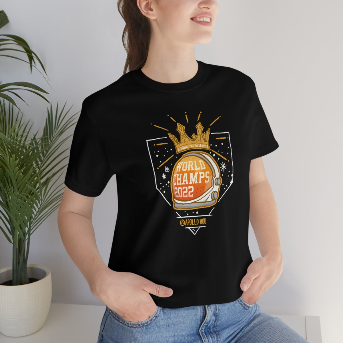 World Champs 2022 Spaceman Helmet Unisex Jersey Tee