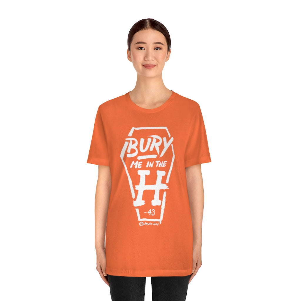 Bury Me In The H (Coffin Variant) Unisex Jersey Short-Sleeve Tee
