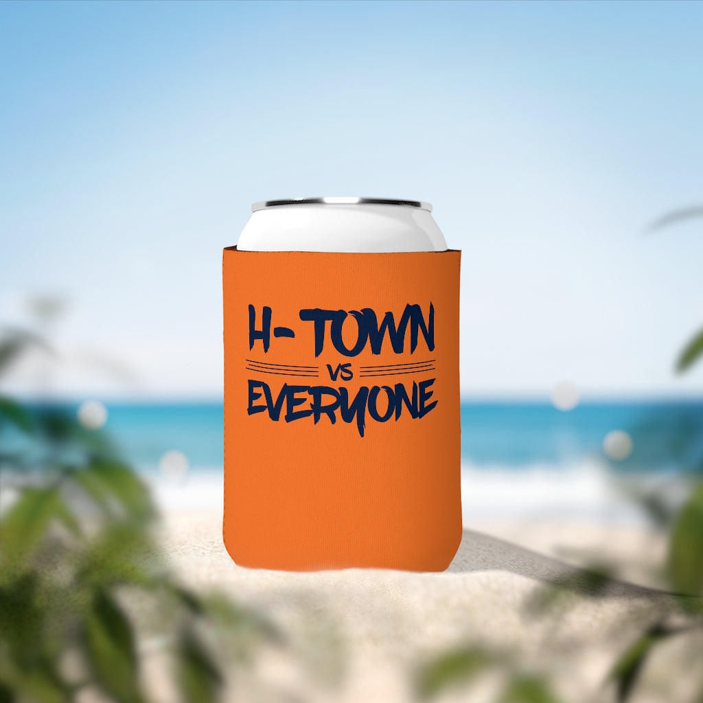H-Town vs Everyone Orange/Navy Koozie