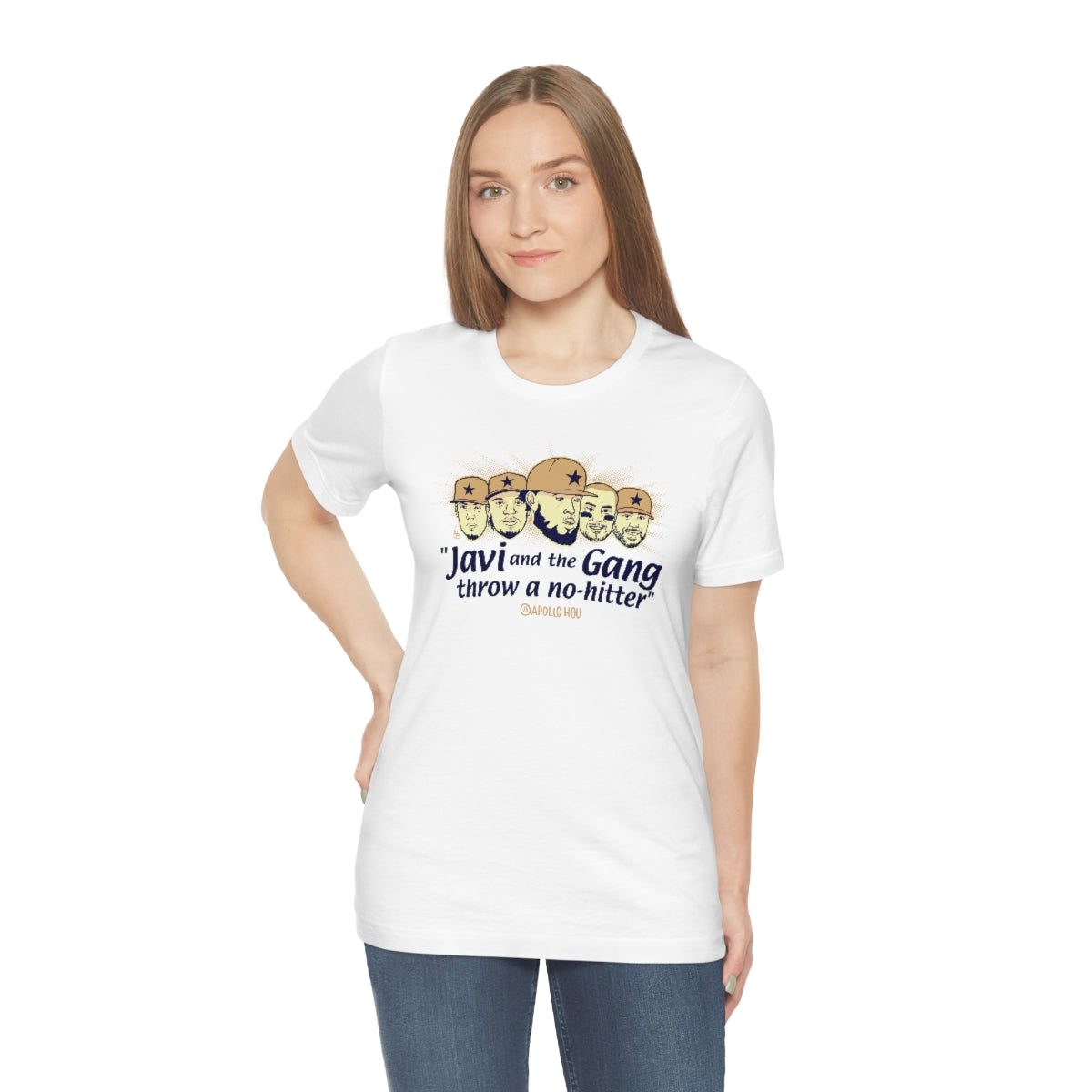 "Javi and the GANG throw a no-hitter" Unisex Jersey Tee