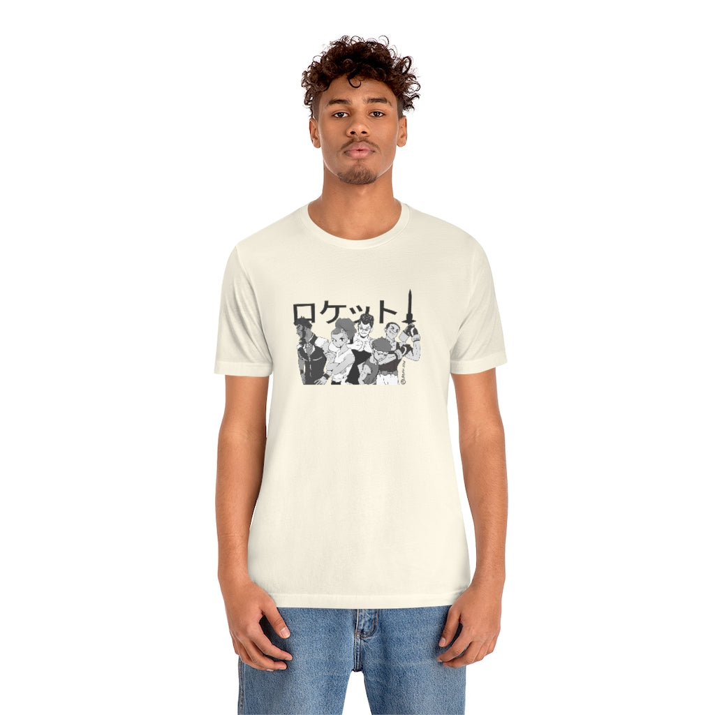 Rokketo Anime Unisex Jersey Tee
