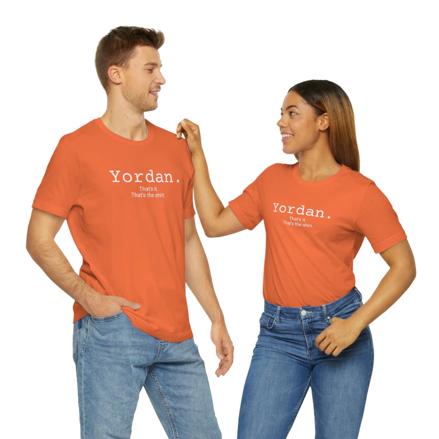 Yordan. Unisex Jersey Tee