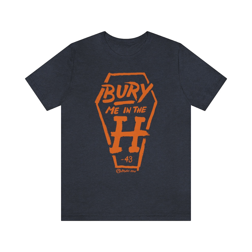 Bury Me In The H (Coffin Variant) Unisex Jersey Short-Sleeve Tee