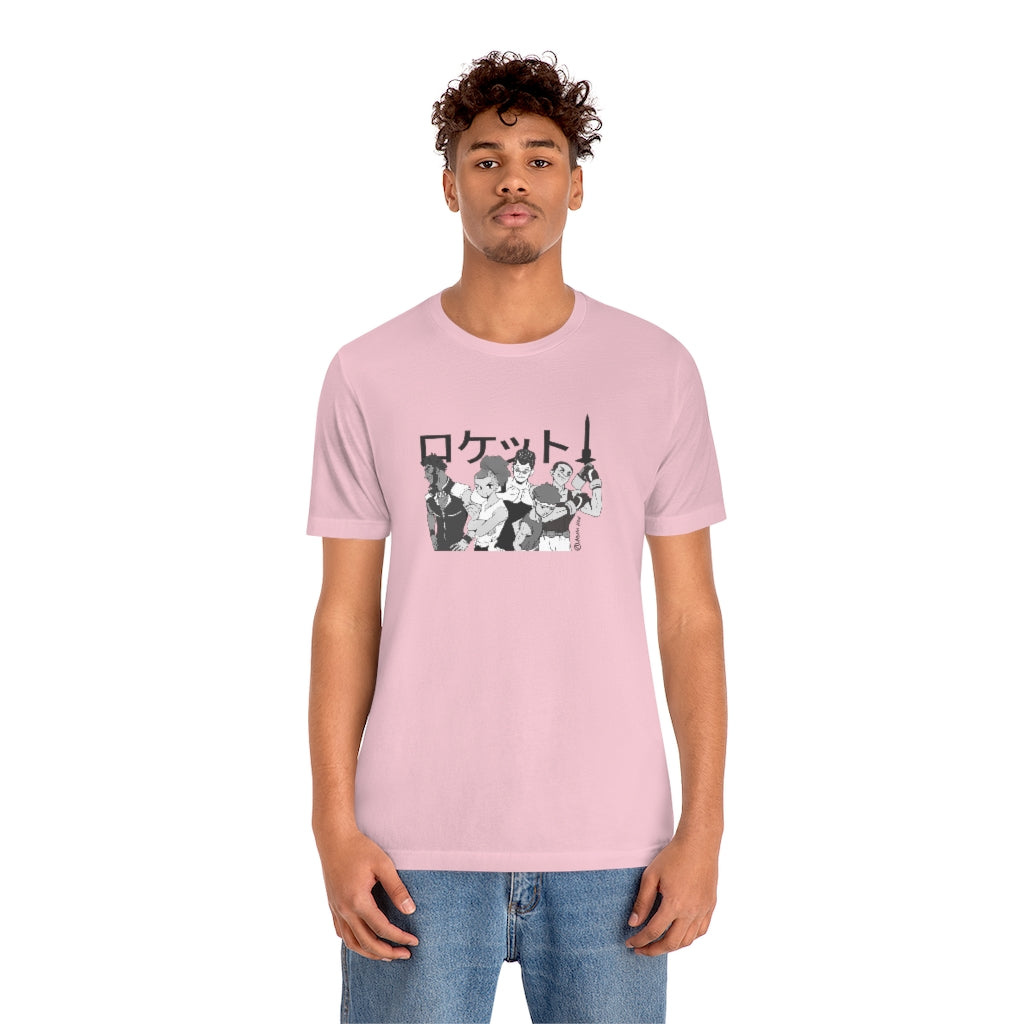 Rokketo Anime Unisex Jersey Tee