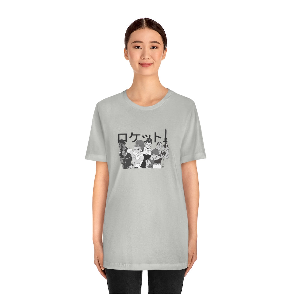 Rokketo Anime Unisex Jersey Tee