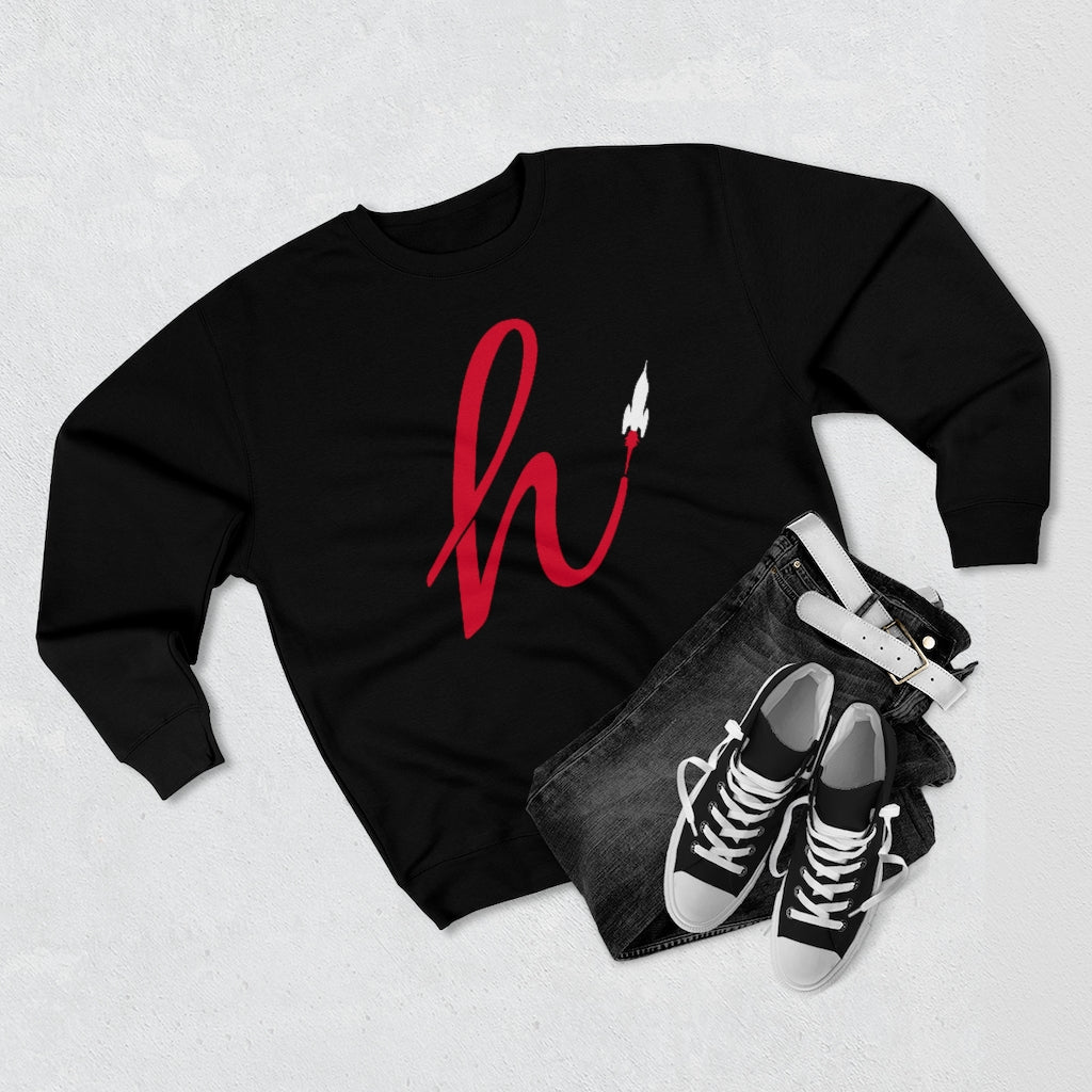 Red H Rocket Premium Crewneck Sweatshirt