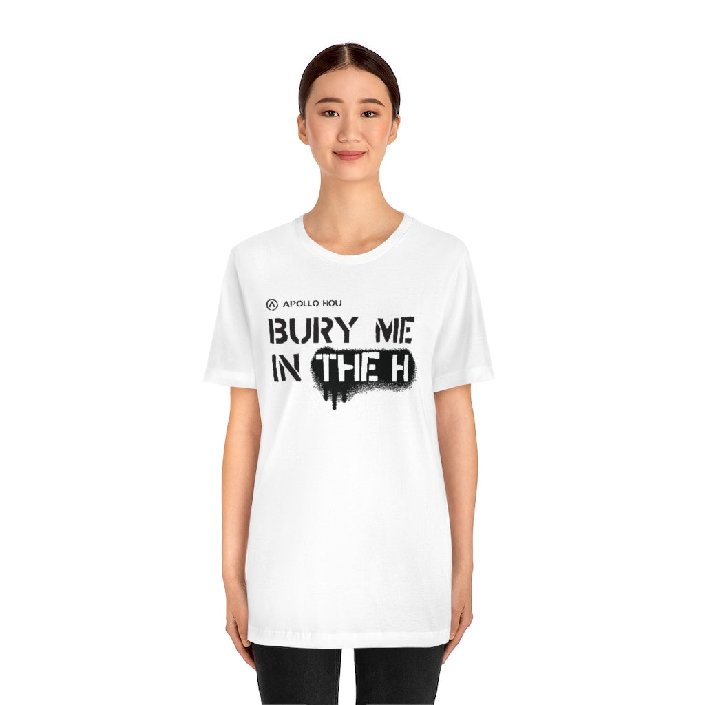 LIMITED ITEM* Bury me in the H (Stencil Variant) Unisex Jersey Short-Sleeve Tee