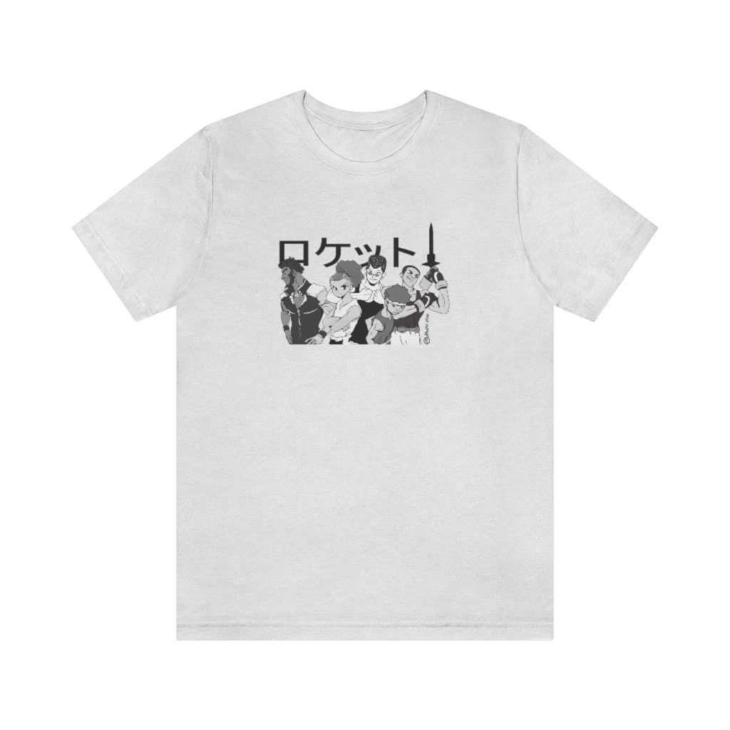 Rokketo Anime Unisex Jersey Tee