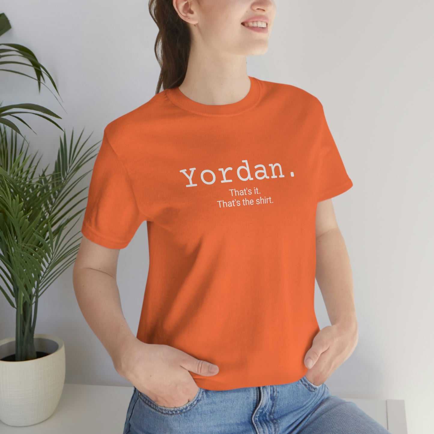 Yordan. Unisex Jersey Tee