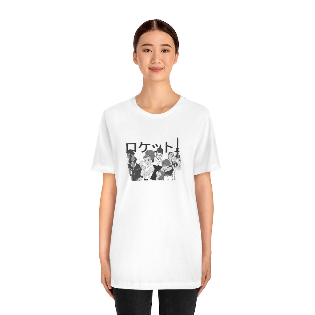 Rokketo Anime Unisex Jersey Tee