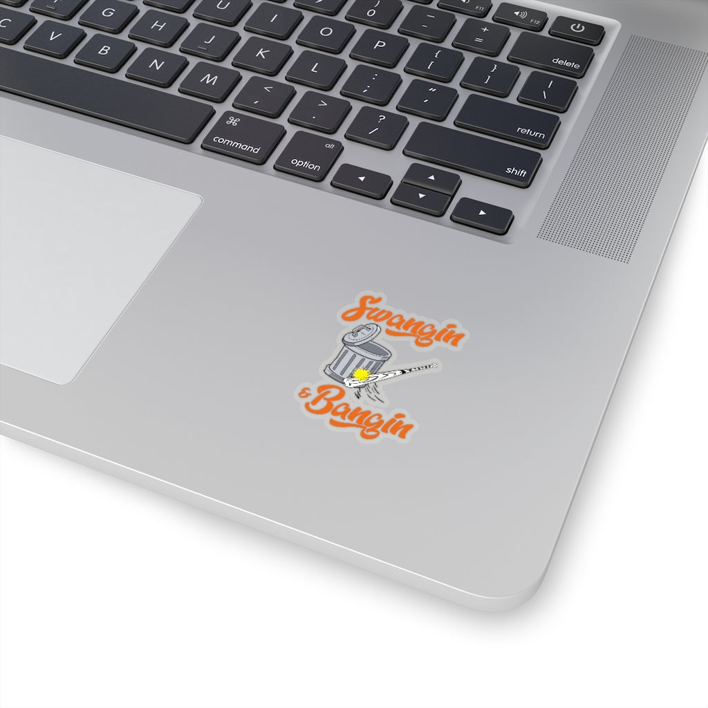 Swangin & Bangin Kiss-Cut Sticker