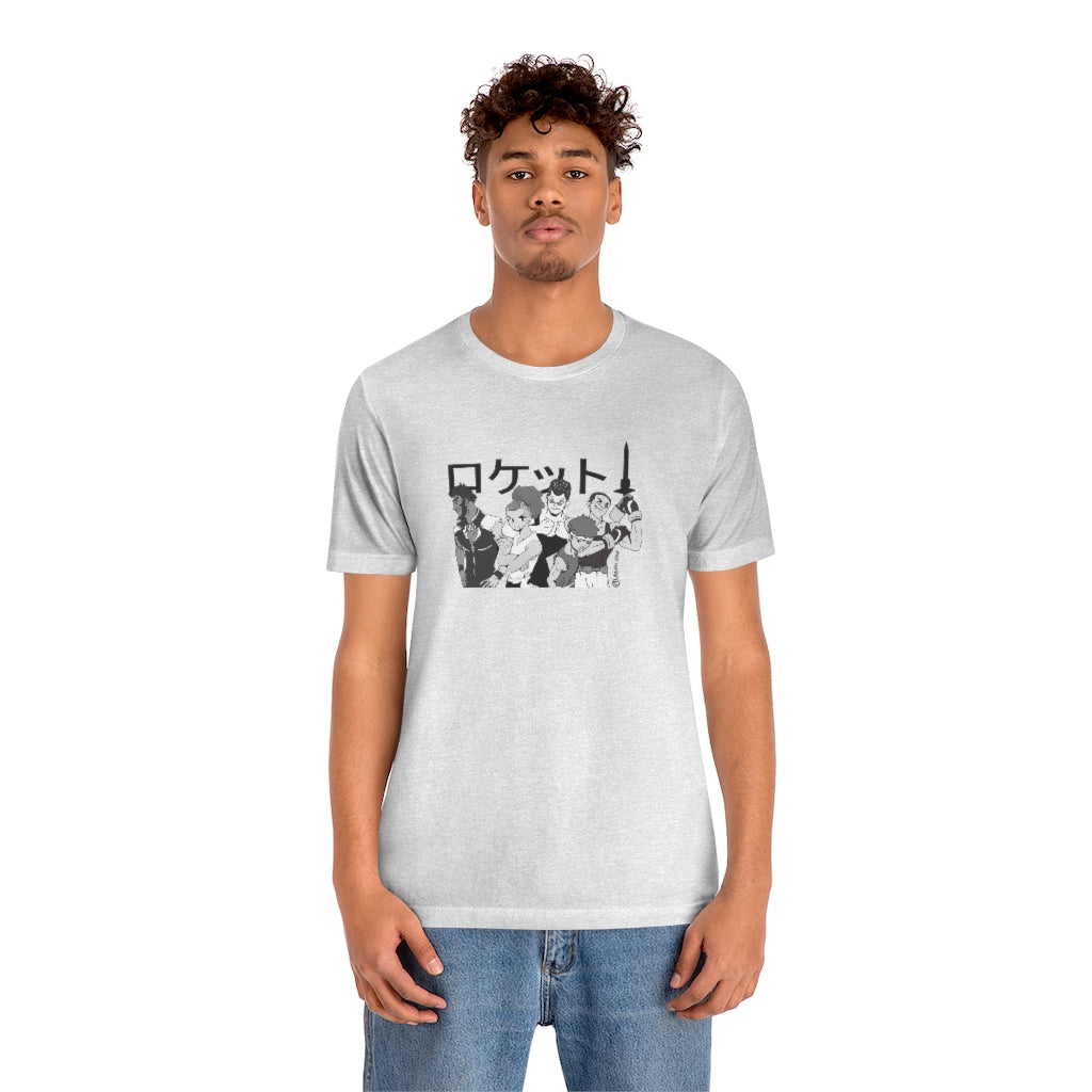 Rokketo Anime Unisex Jersey Tee