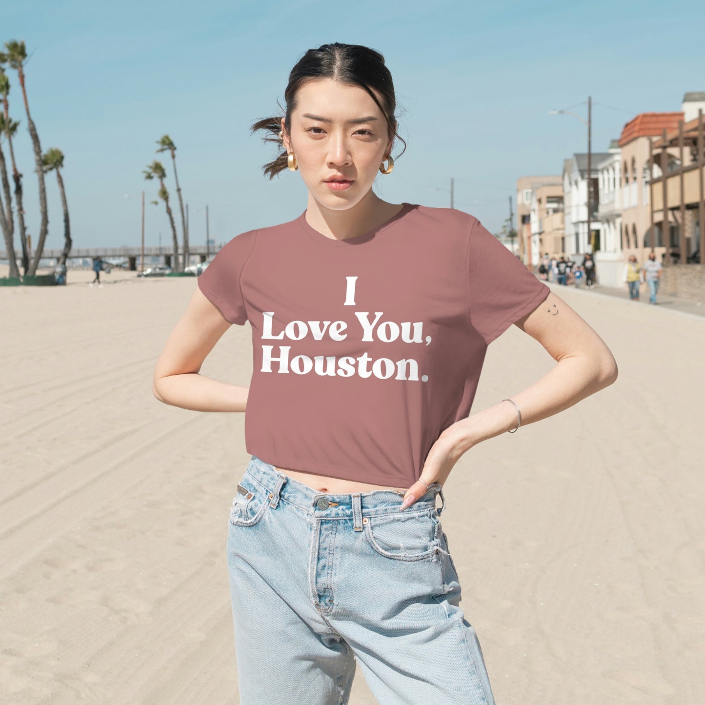 I Love You, Houston Cropped Tee