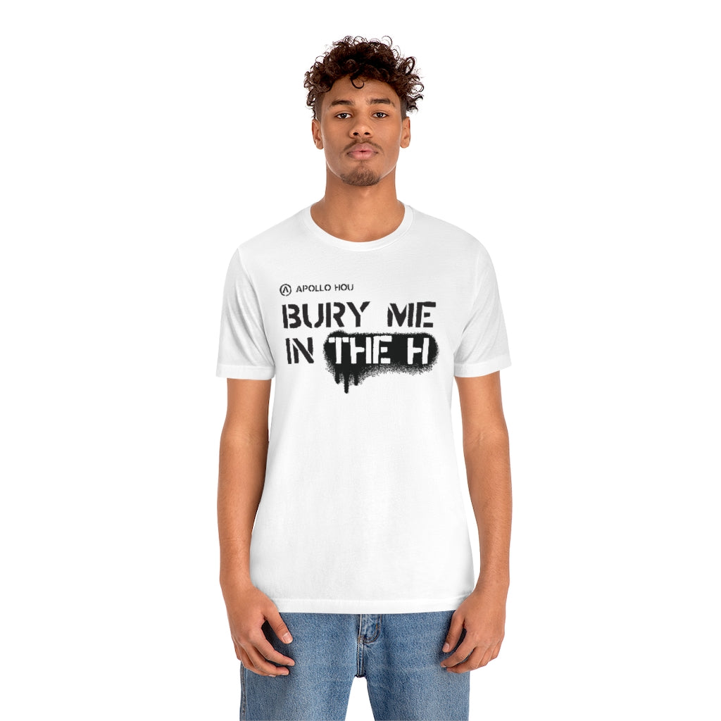 LIMITED ITEM* Bury me in the H (Stencil Variant) Unisex Jersey Short-Sleeve Tee