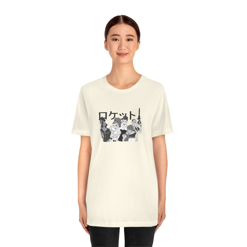 Rokketo Anime Unisex Jersey Tee