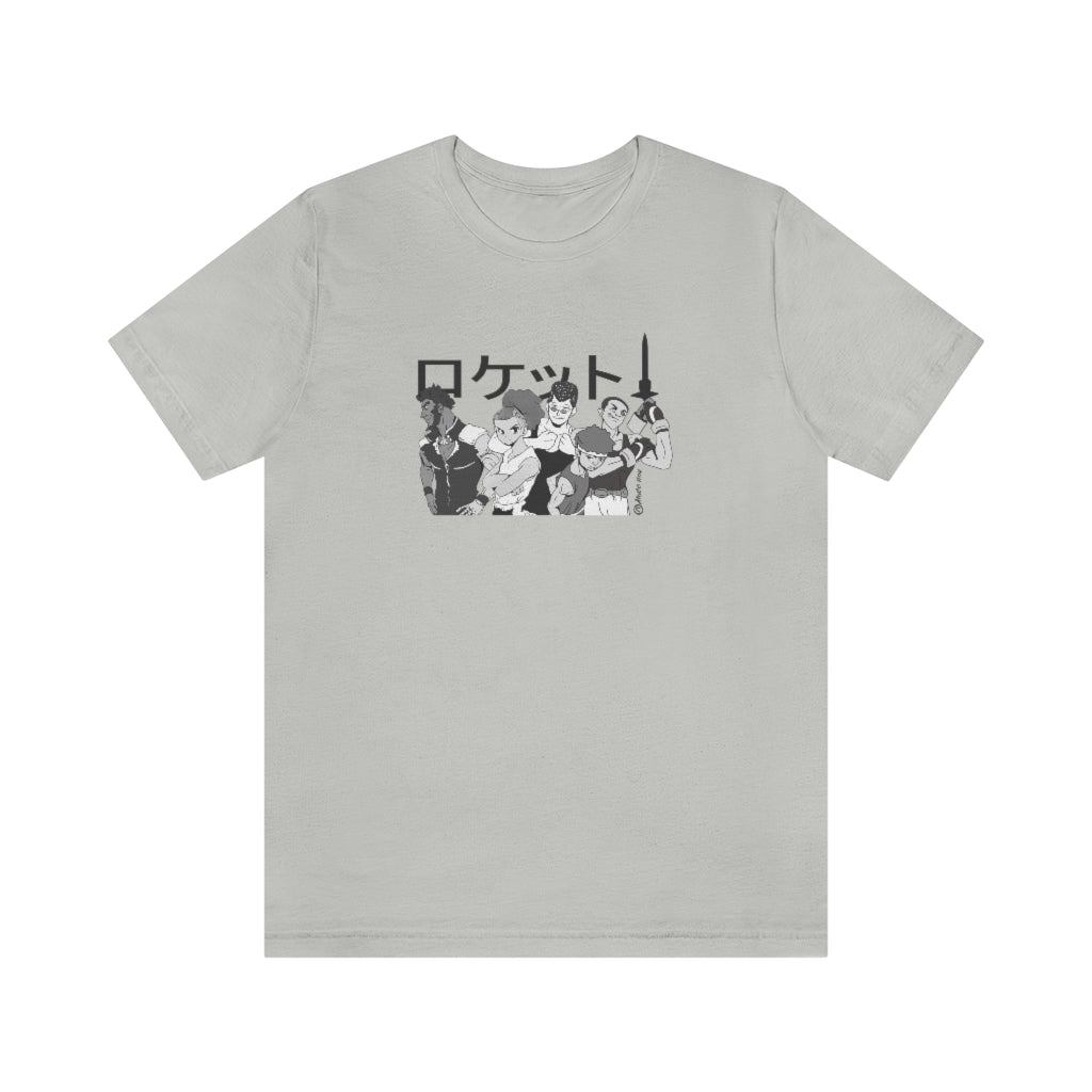 Rokketo Anime Unisex Jersey Tee