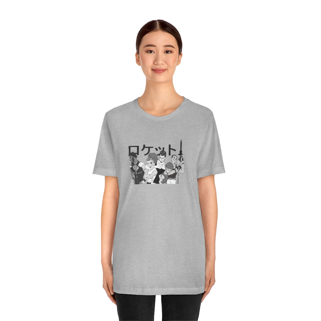 Rokketo Anime Unisex Jersey Tee