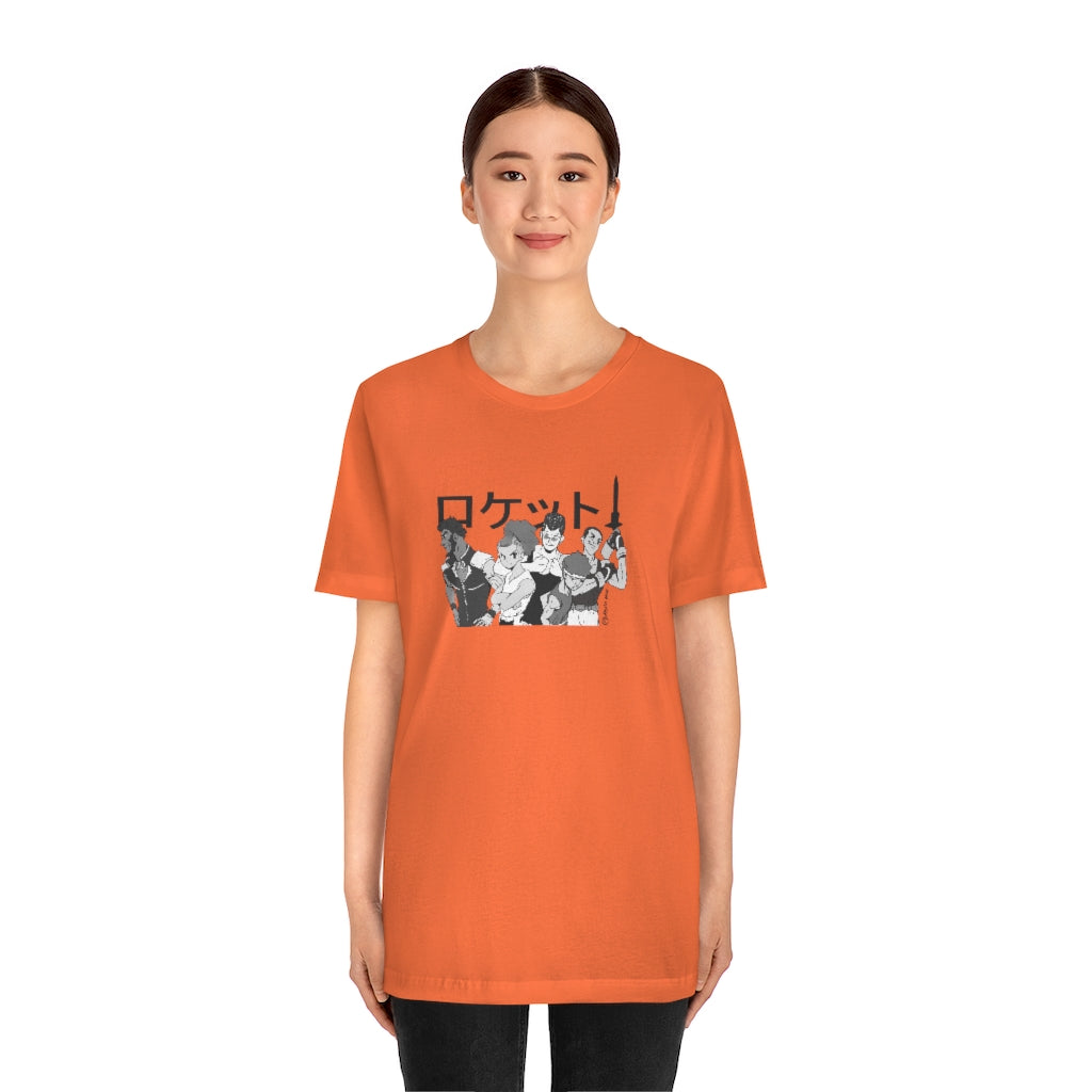 Rokketo Anime Unisex Jersey Tee