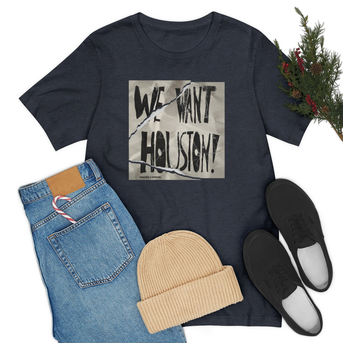 We Want Houston Sign Unisex Jersey Tee