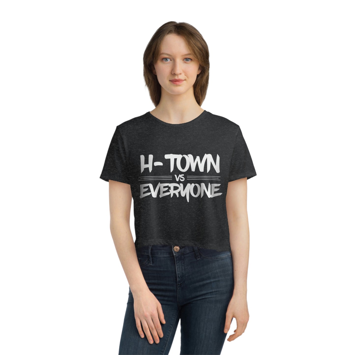 H-Town vs Everyone Cropped Tee