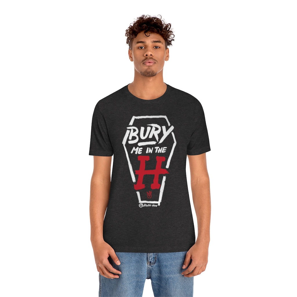 Bury Me In The H (UH Variant) Unisex Jersey Short-Sleeve Tee