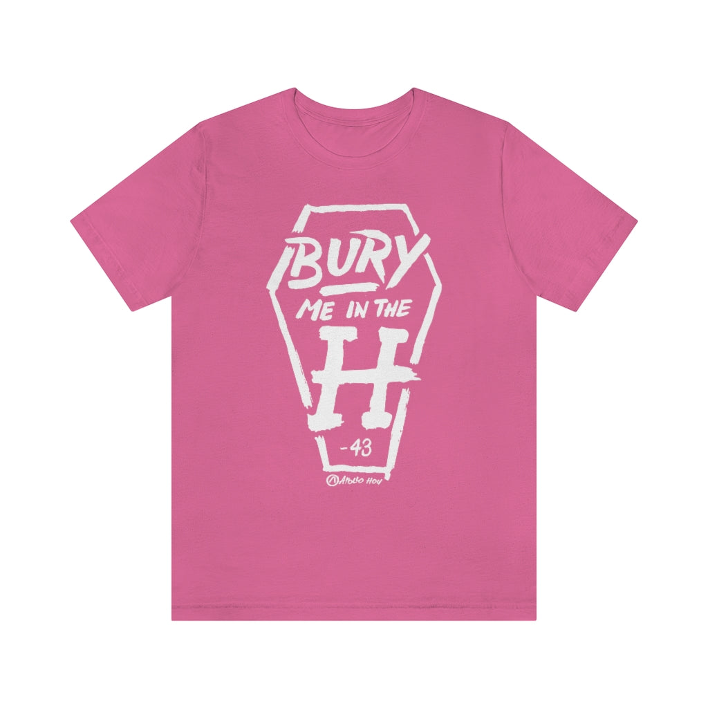 Bury Me In The H (Coffin Variant) Unisex Jersey Short-Sleeve Tee