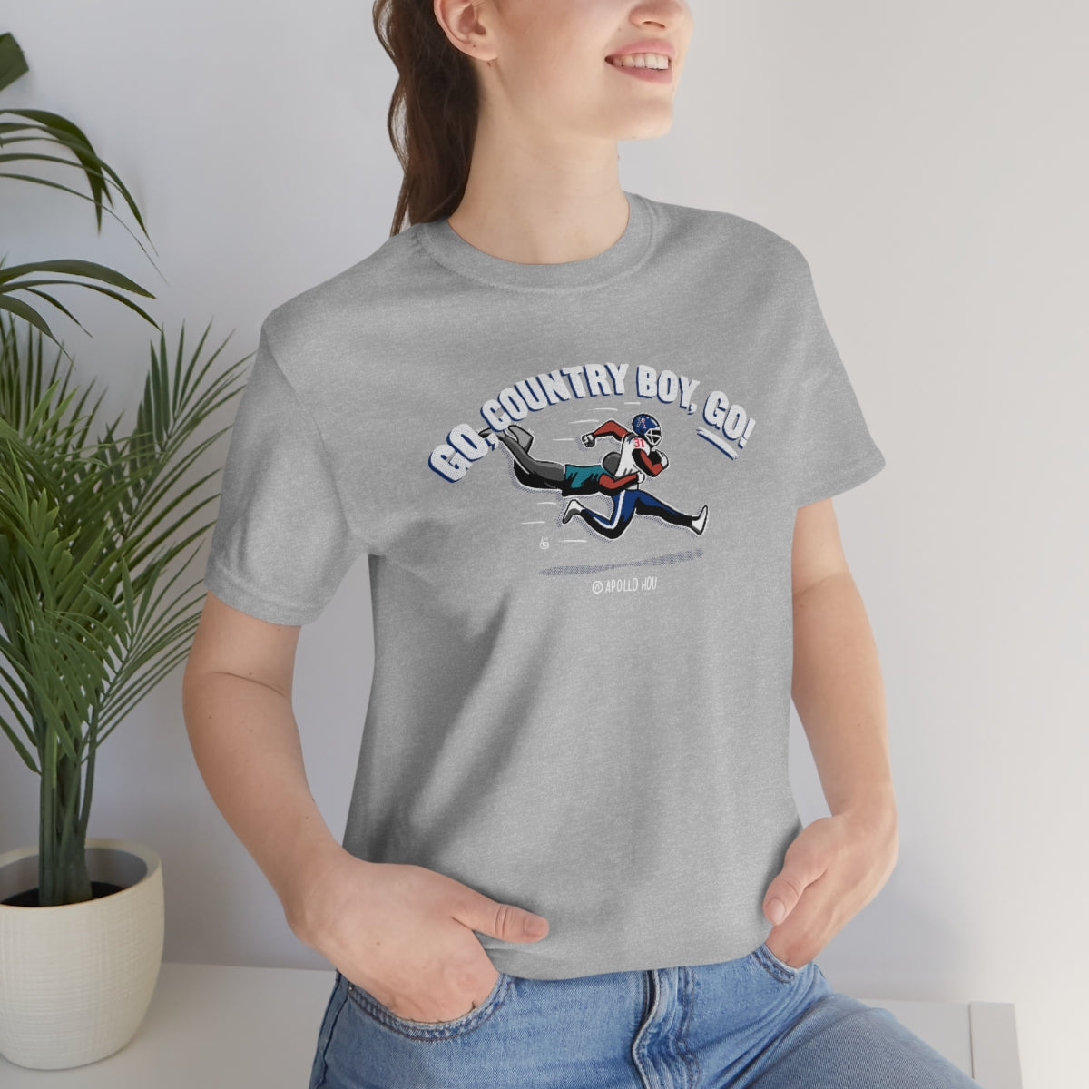 Go, Country Boy, Go! Unisex Jersey Tee