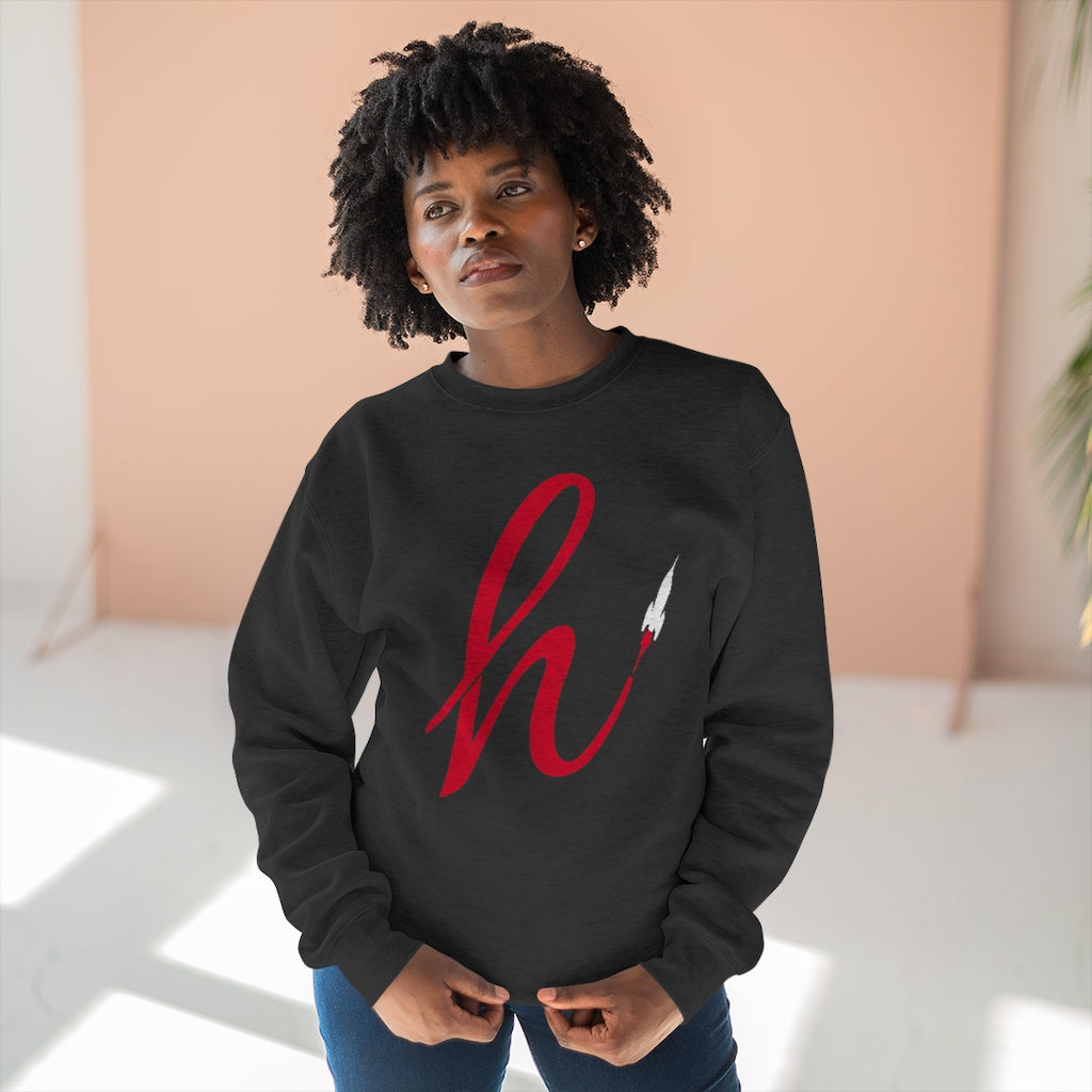 Red H Rocket Premium Crewneck Sweatshirt