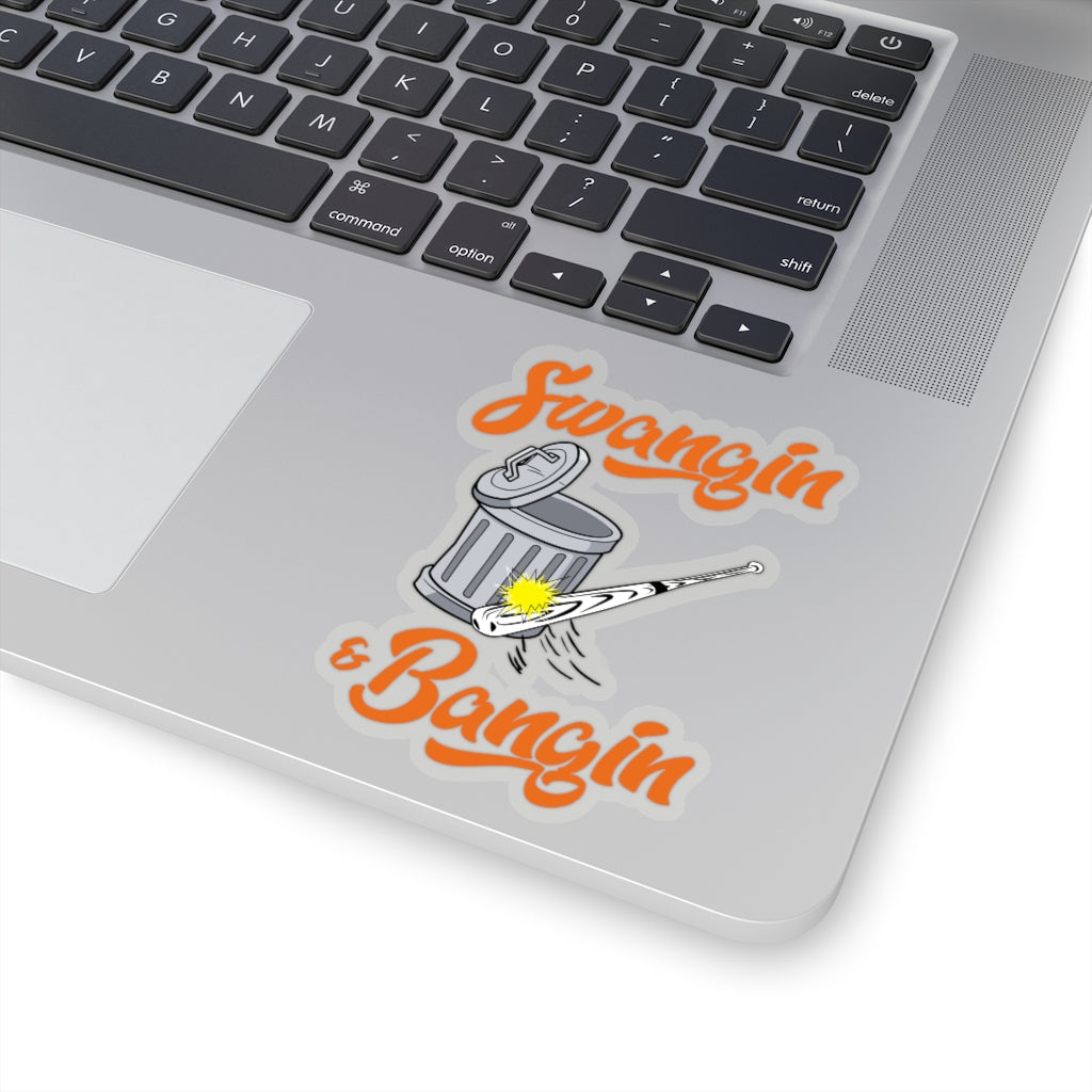 Swangin & Bangin Kiss-Cut Sticker