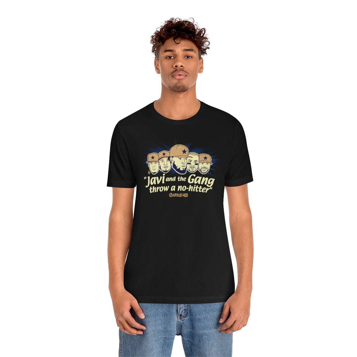 "Javi and the GANG throw a no-hitter" Unisex Jersey Tee