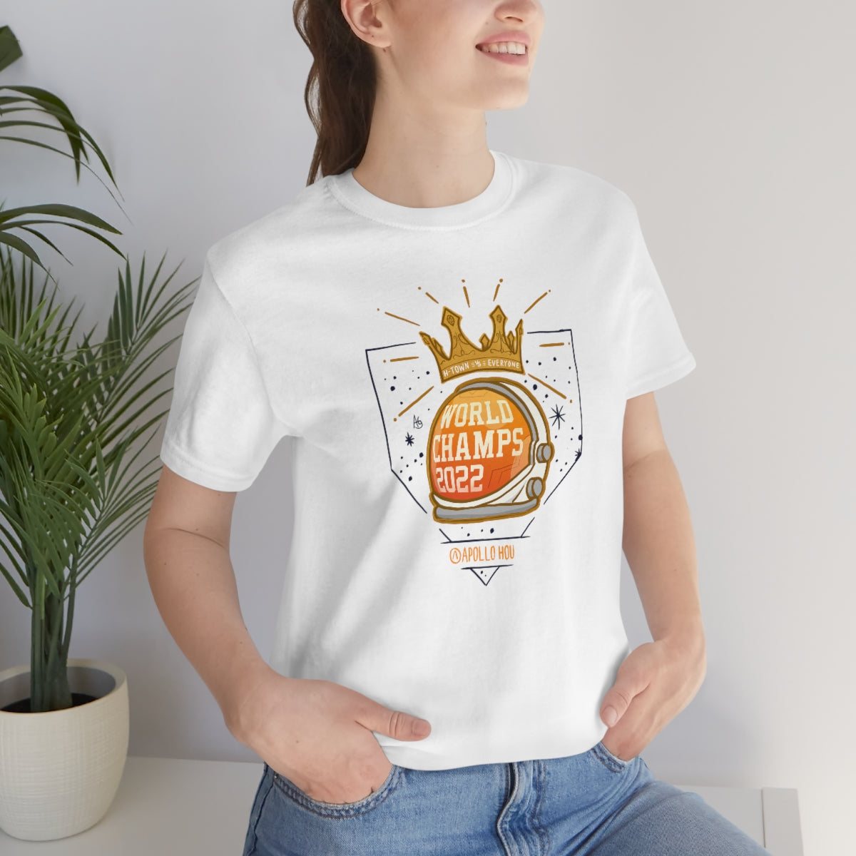 World Champs 2022 Spaceman Helmet Unisex Jersey Tee