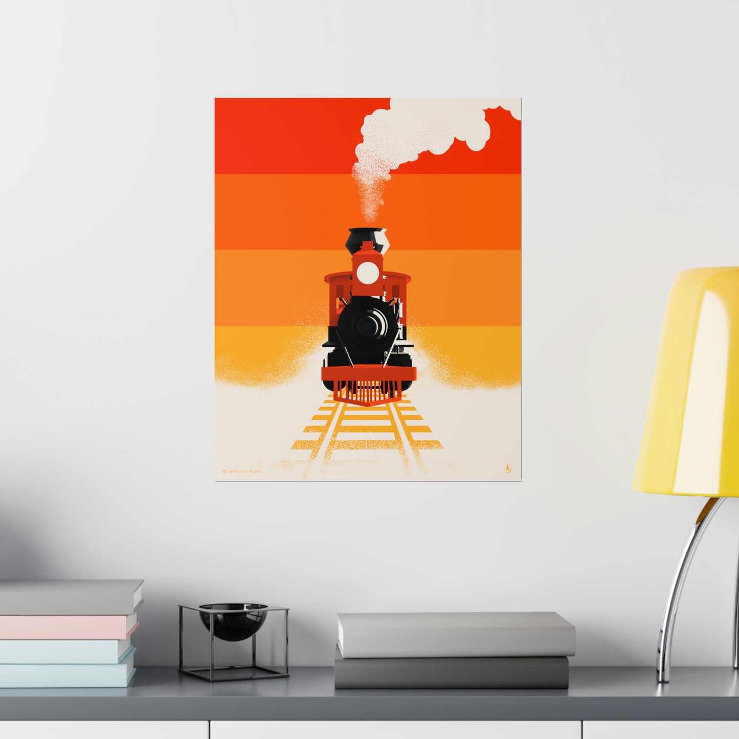 Train - Premium Matte Vertical Print