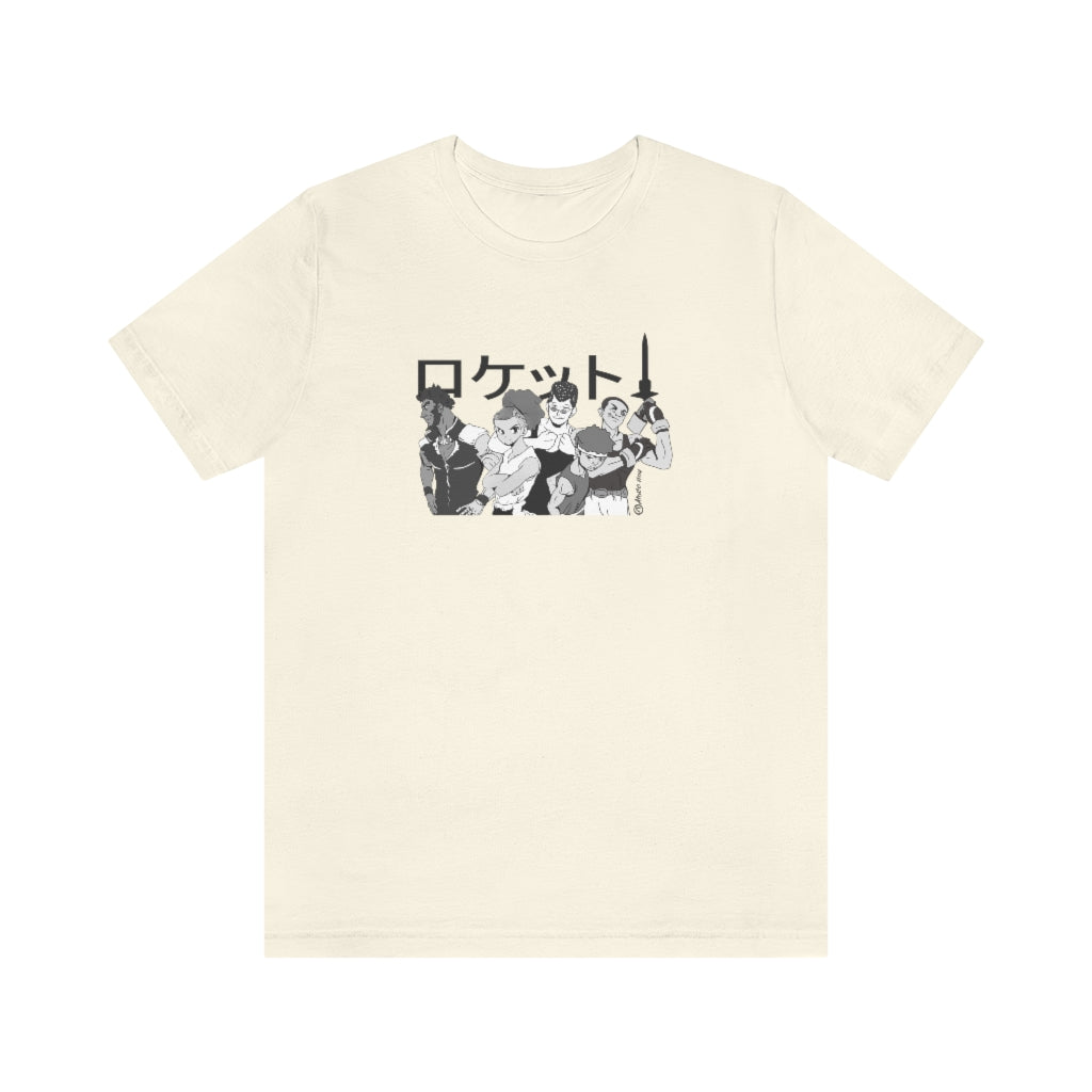 Rokketo Anime Unisex Jersey Tee