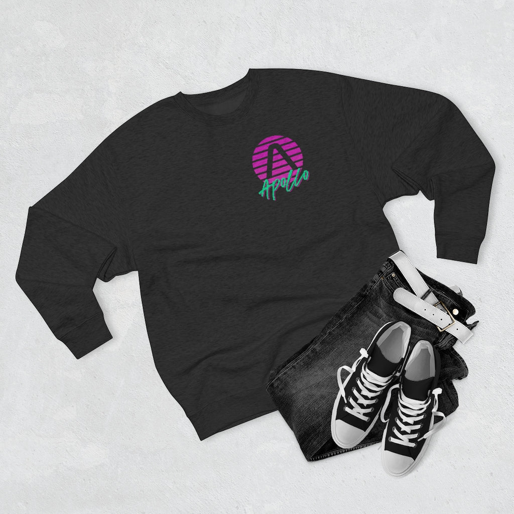 Apollo 80s Unisex Premium Crewneck Sweatshirt