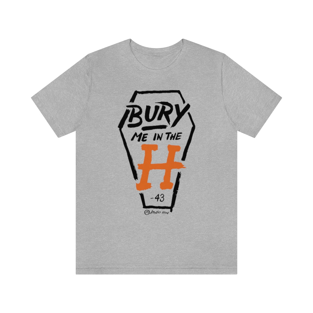 Bury Me In The H (Coffin Variant) Unisex Jersey Short-Sleeve Tee
