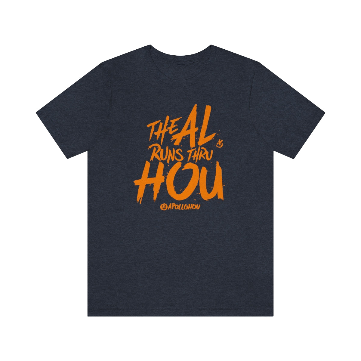 The AL Runs Thru HOU Unisex Jersey Tee