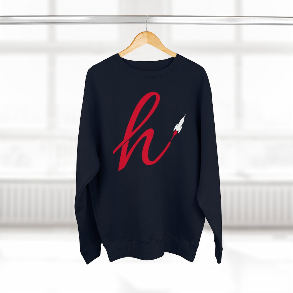 Red H Rocket Premium Crewneck Sweatshirt