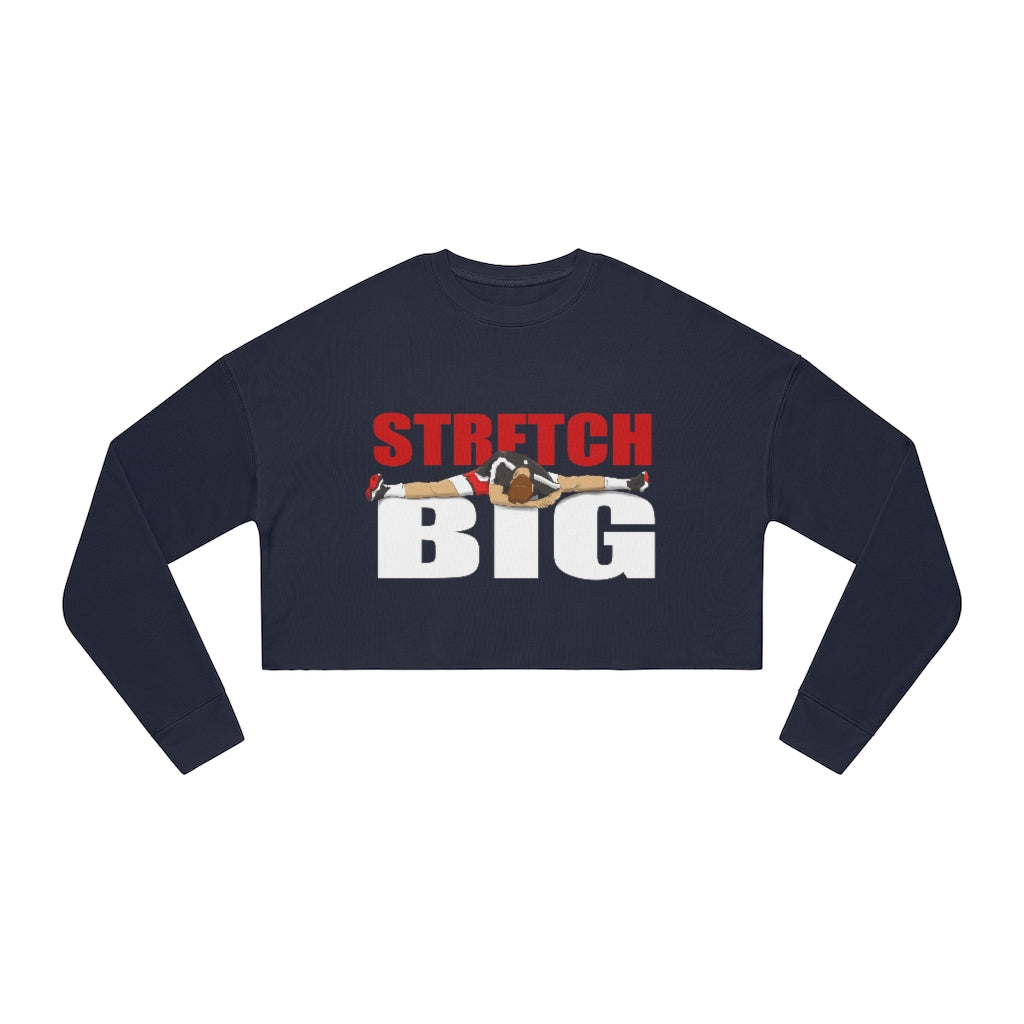 Stretch BIG Cropped Crewneck Sweatshirt
