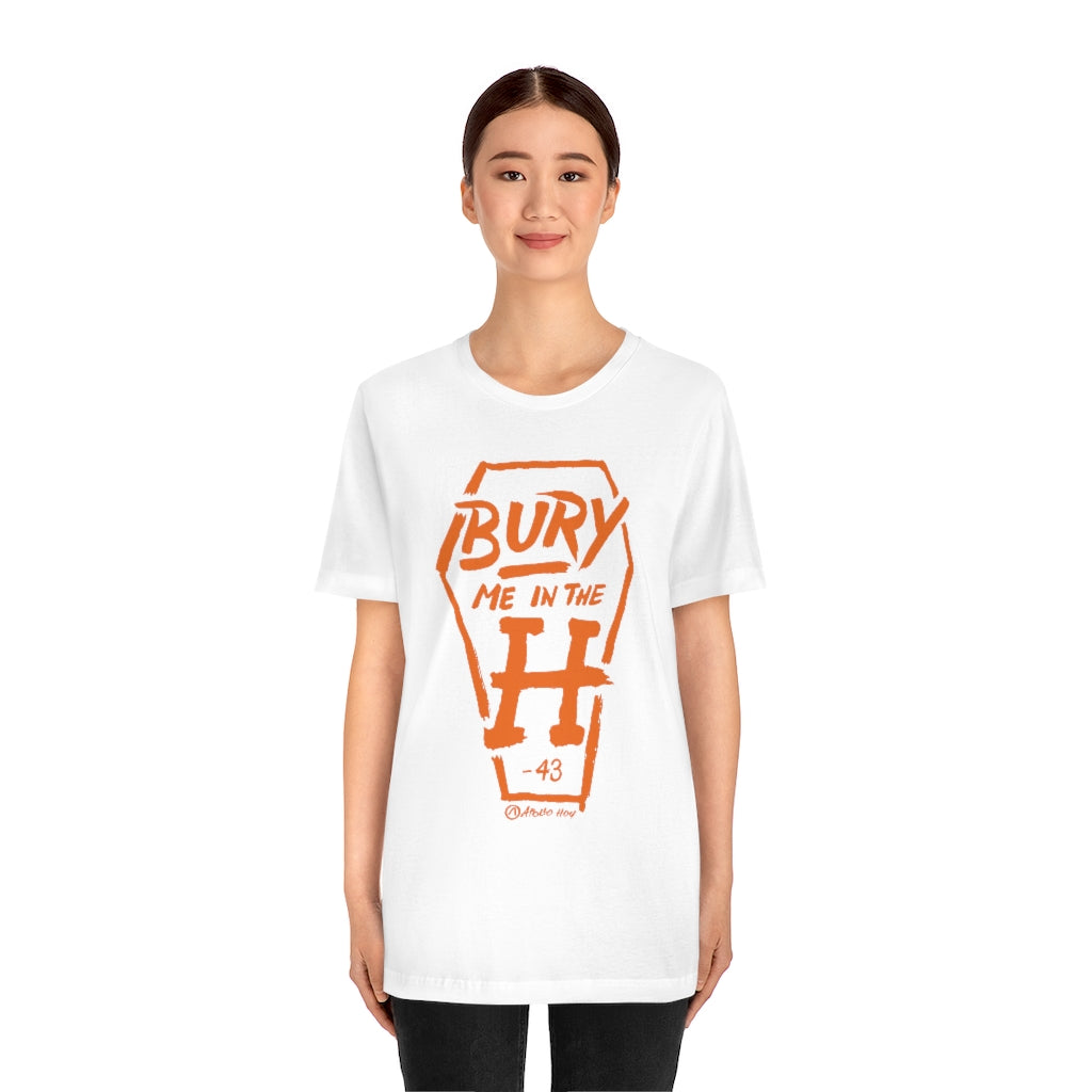 Bury Me In The H (Coffin Variant) Unisex Jersey Short-Sleeve Tee