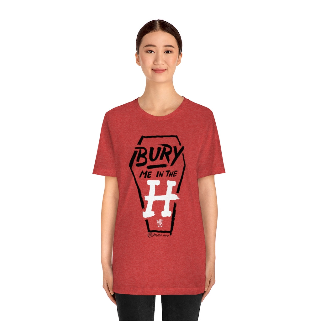 Bury Me In The H (UH Variant) Unisex Jersey Short-Sleeve Tee
