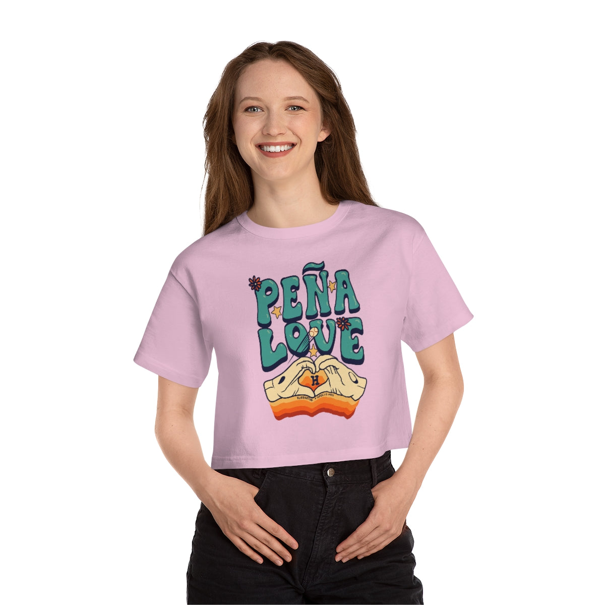 Peña Love Champion Women's Heritage Cropped T-Shirt