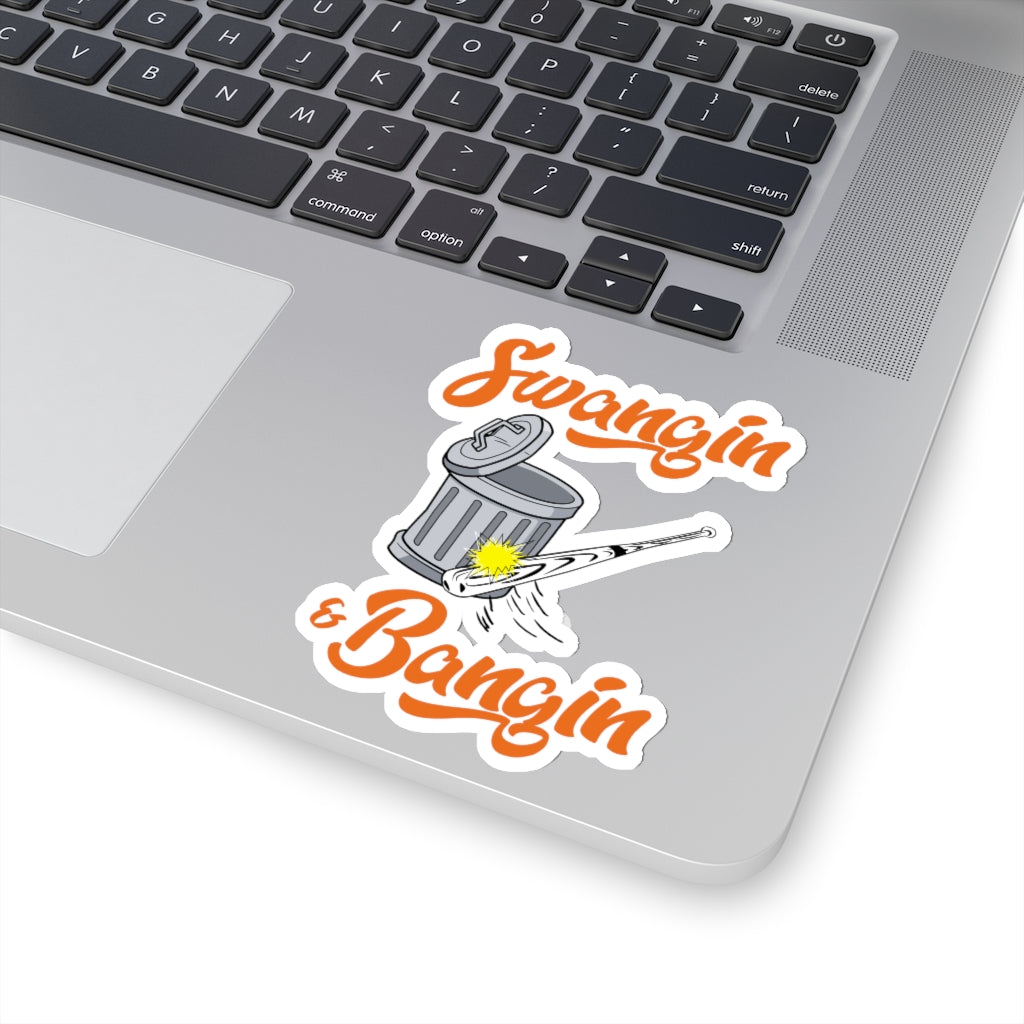Swangin & Bangin Kiss-Cut Sticker