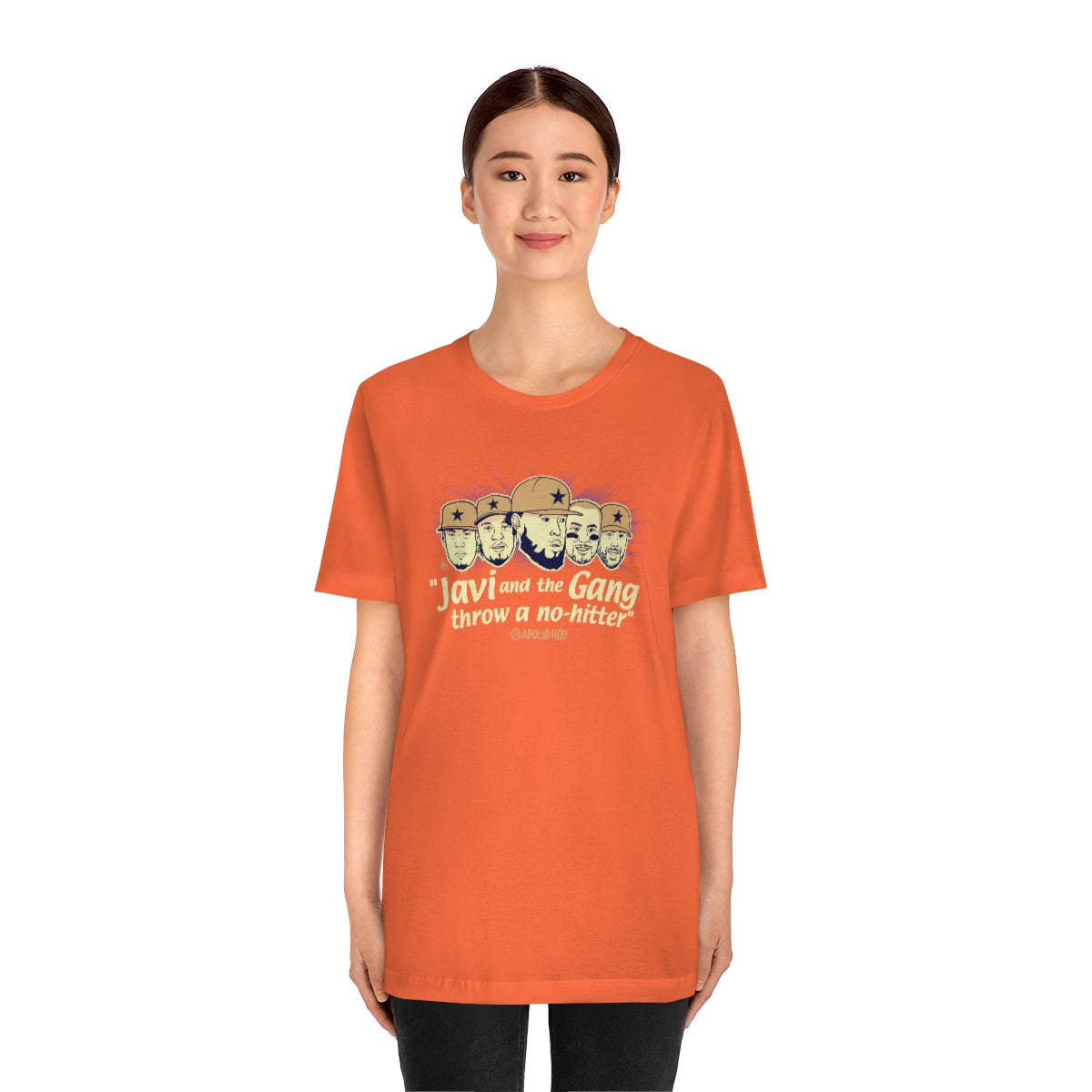 "Javi and the GANG throw a no-hitter" Unisex Jersey Tee