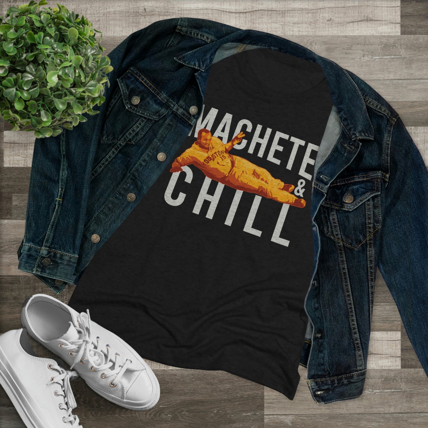 Machete & Chill Women's Triblend Tee