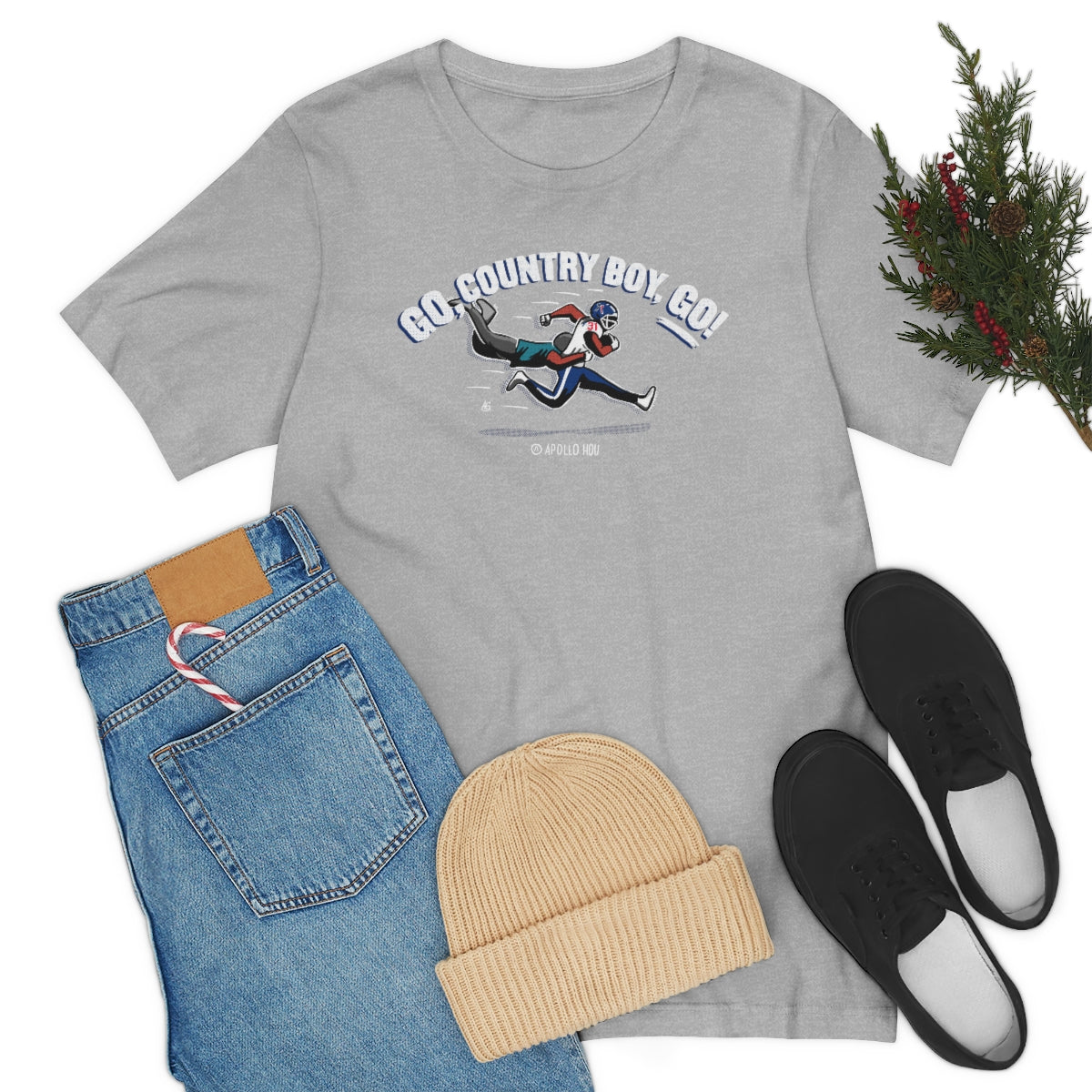 Go, Country Boy, Go! Unisex Jersey Tee