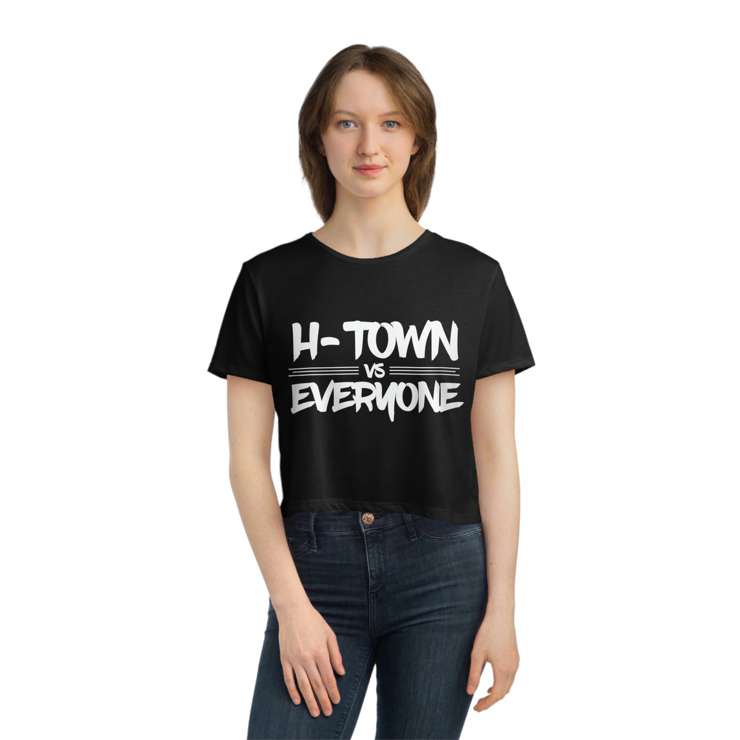H-Town vs Everyone Cropped Tee