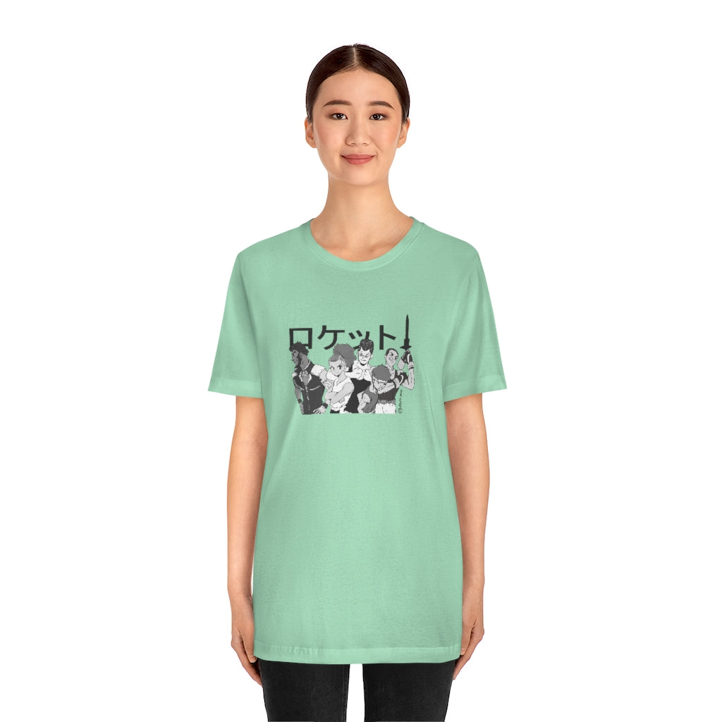 Rokketo Anime Unisex Jersey Tee