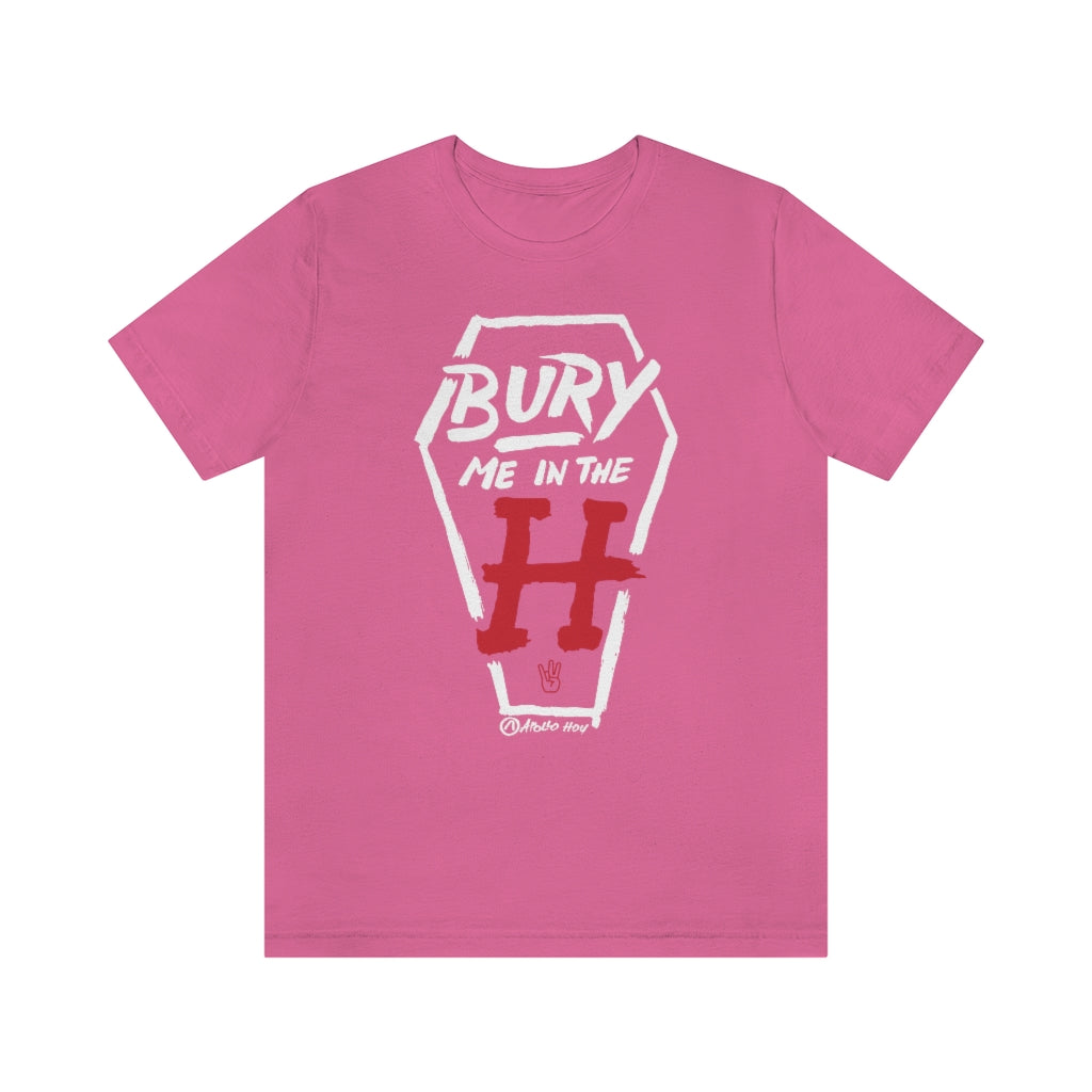 Bury Me In The H (UH Variant) Unisex Jersey Short-Sleeve Tee