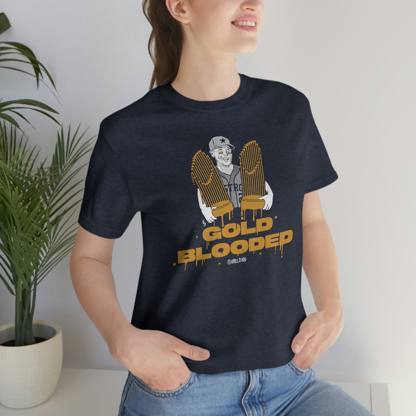 GOLD BLOODED Unisex Jersey Tee